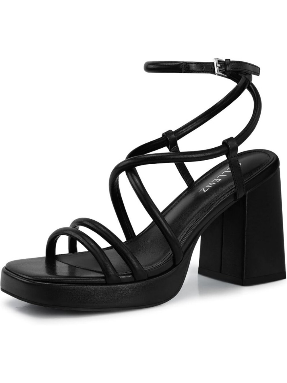 Stylish Chunky Platform Heels - 3.9 Inch Strappy High Heel Sandals for Women